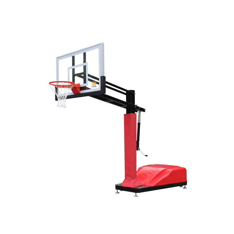 Basic structure of mobile basketball frame.